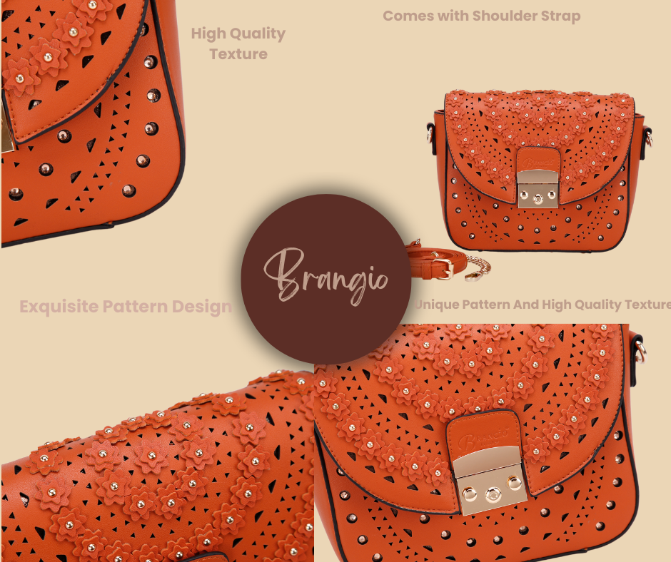 Brangio Elegant Floral Radiance Crossbody