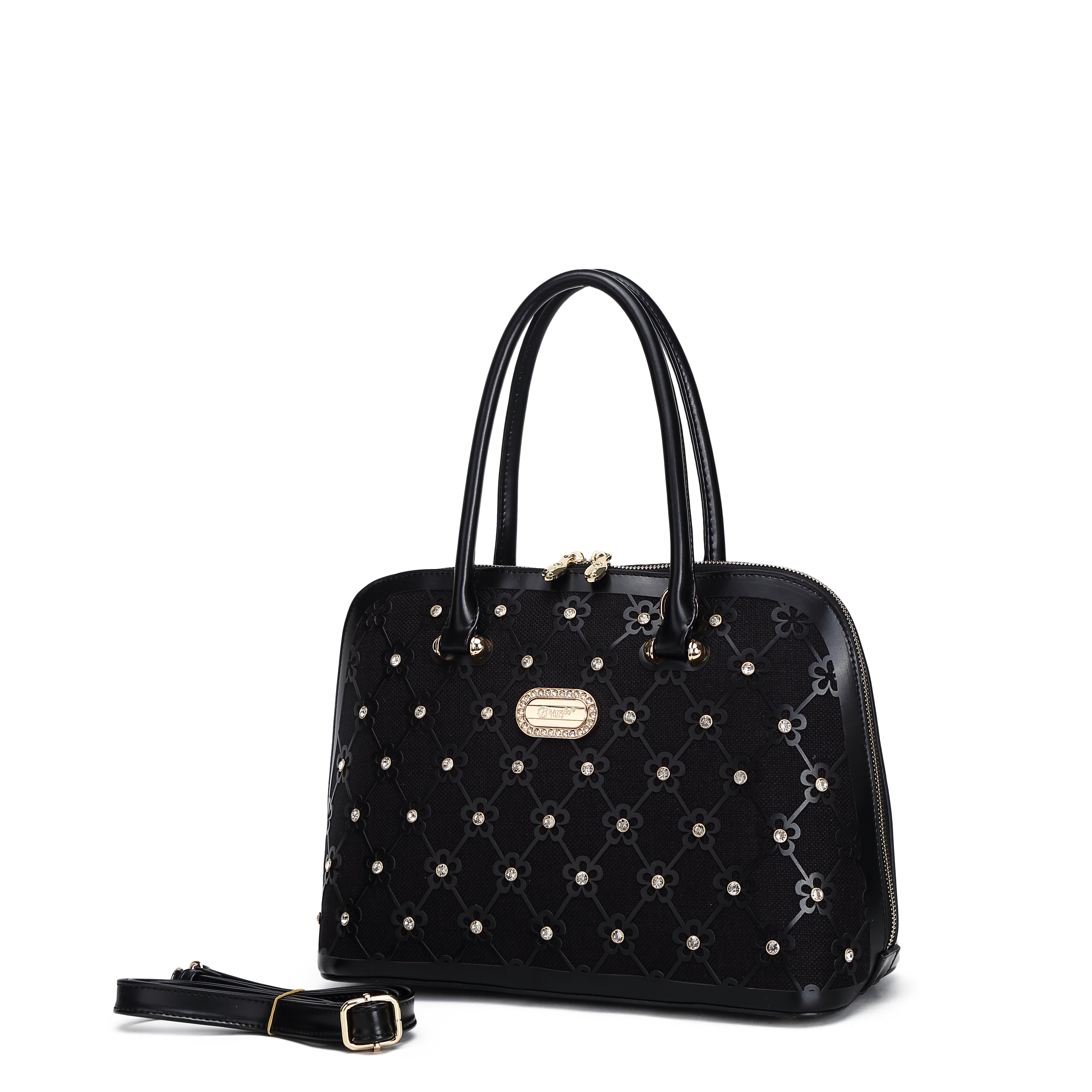 Wildflower Blossom Handmade Classy Canvas Medium Satchel(Bag Only!) - Brangio Italy Co.