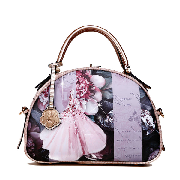 Hand Painted Round Sling Bag for Women's fashion