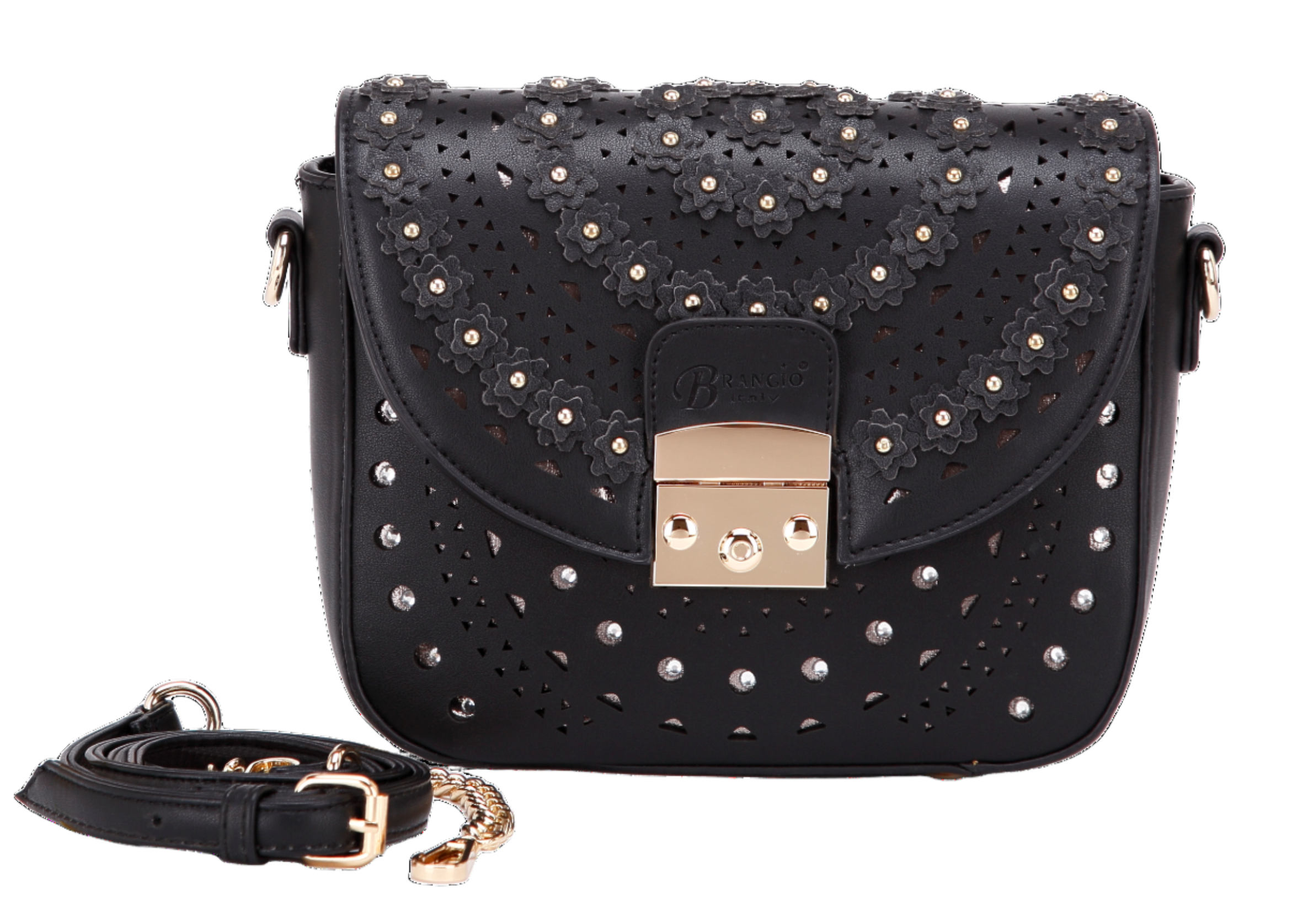 Rosè Celestial Star Crossbody Crystal Satchel - Brangio Italy Co.