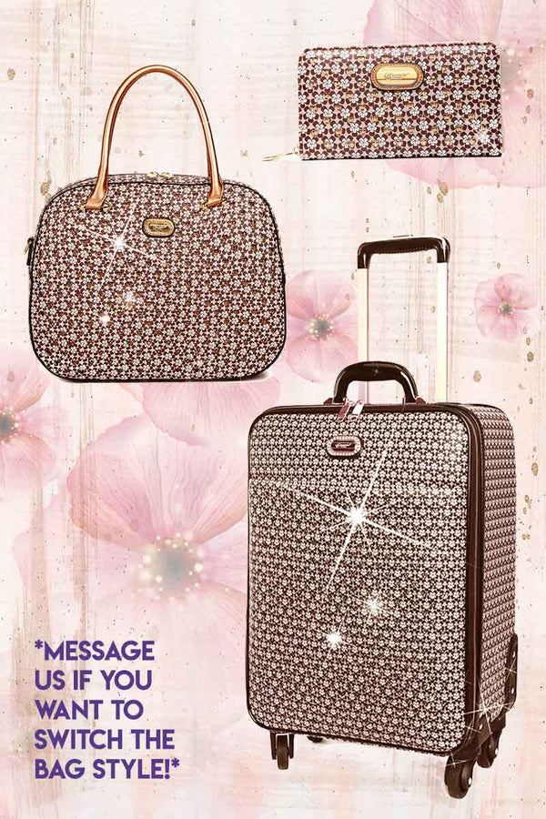 Galaxy Stars 3PC Set | Leather Bags Luggage Set on Clearance - Brangio Italy Co.