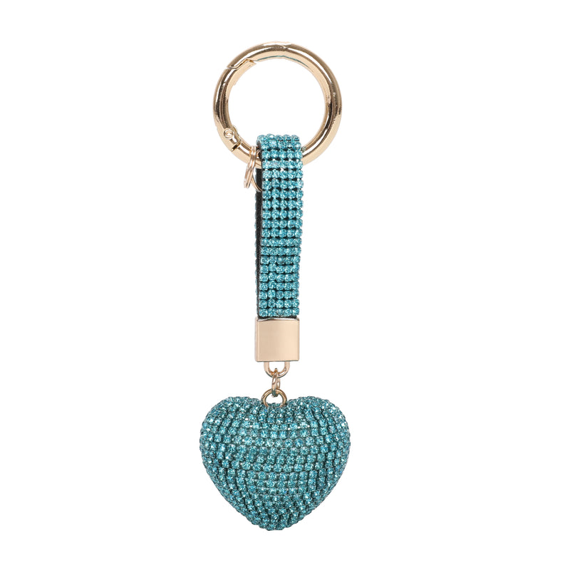 Luxe Heart Keychain & Purse Charm