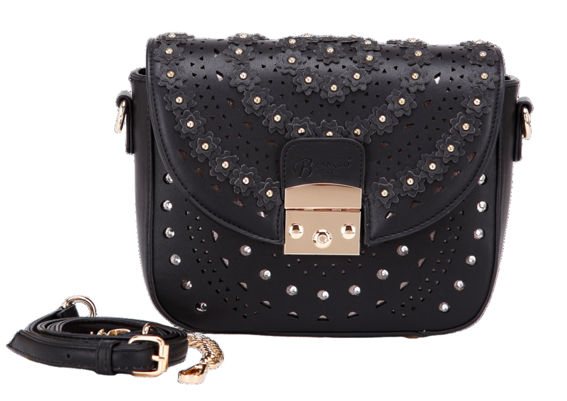 Rosè Celestial Star  Crystal Designer Crossbody Bag