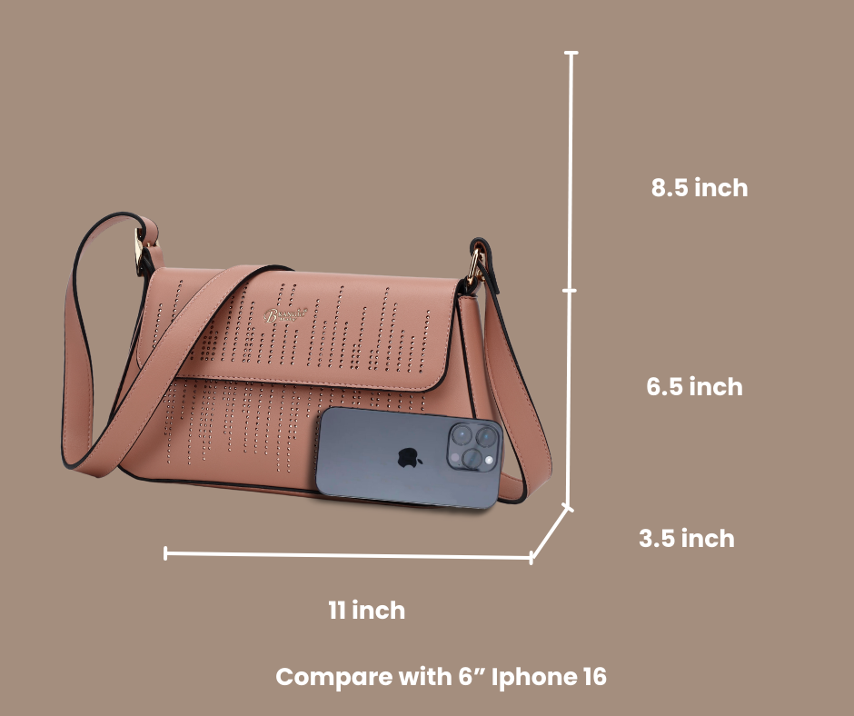 Rainy Night Vegan Leather CrossBody Bag