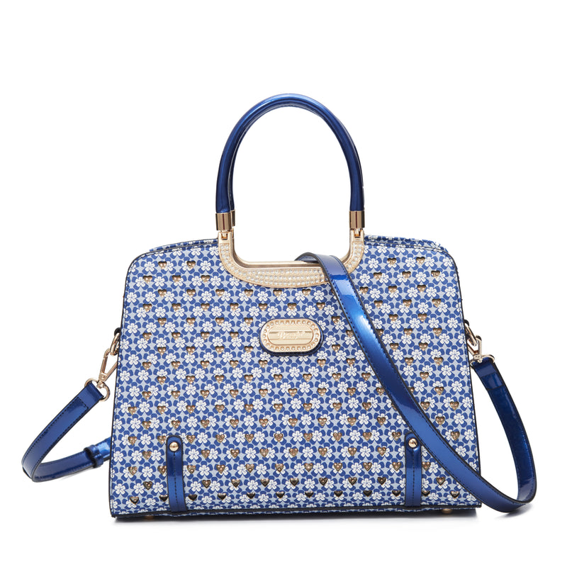 Brangio Italy Galaxy Stars Clover Stars Designer Tote Bag