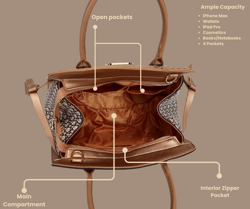 Brangio Vintage Floral Satchel