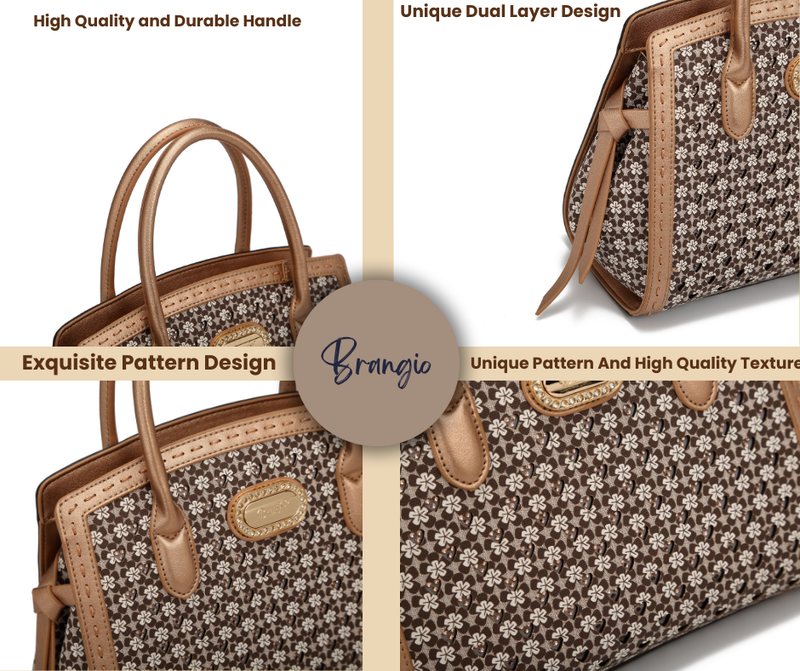 Brangio Vintage Floral Satchel