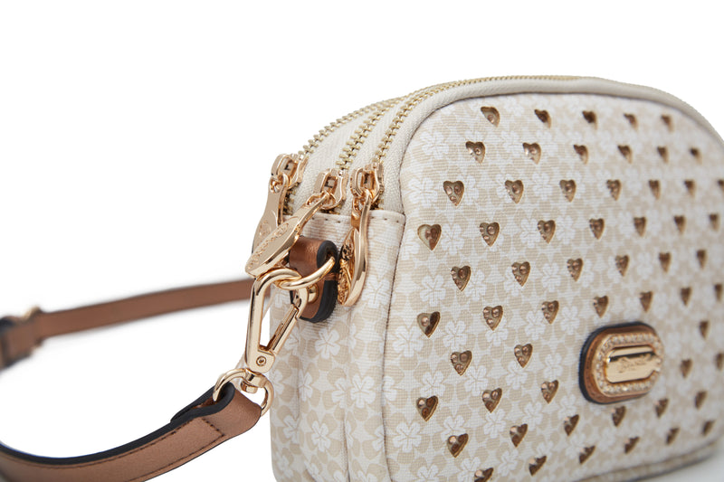 Brangio Luxe Floral Crossbody Bag