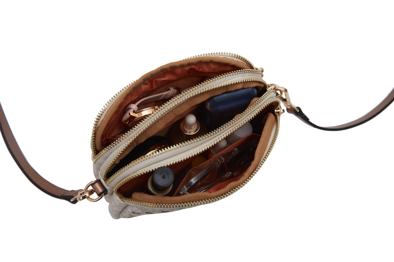 Brangio Luxe Floral Crossbody Bag