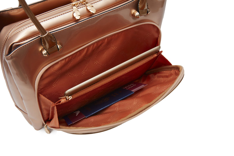 Brangio Italy Purple Computer Multi-function Bag