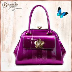 Brangio Italy Elegant Patent Handbag