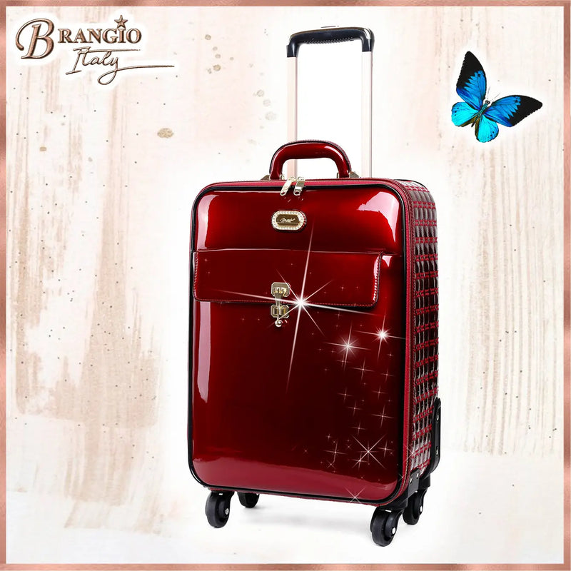 Euro Moda Underseat Travel Luggage with Spinners