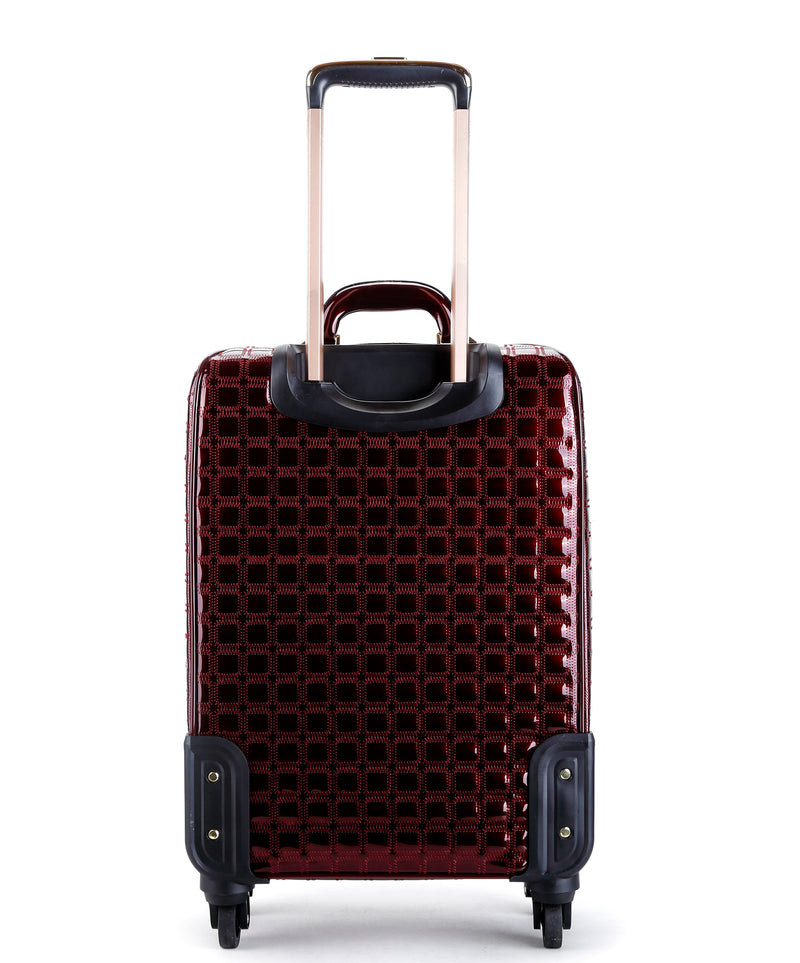 Floral Accent 3PC Set | Travel Luggage with Spinner Wheels - Brangio Italy Co.