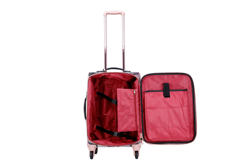 Blossomz Carry on Luggage With Spinner Wheels - Brangio Italy Co.