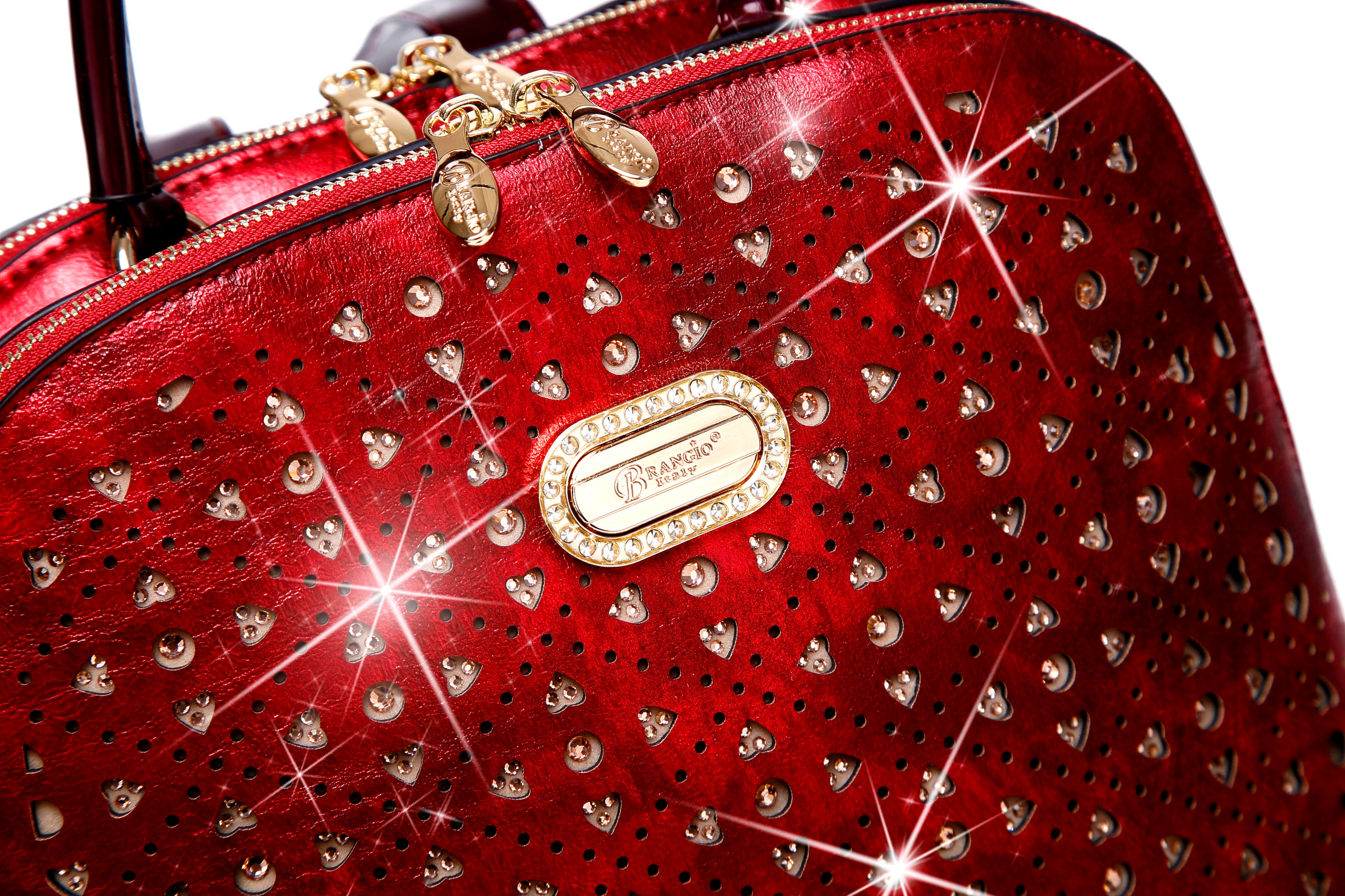 Sparkle of Hearts Backpack Bag for Women - Brangio Italy Co.