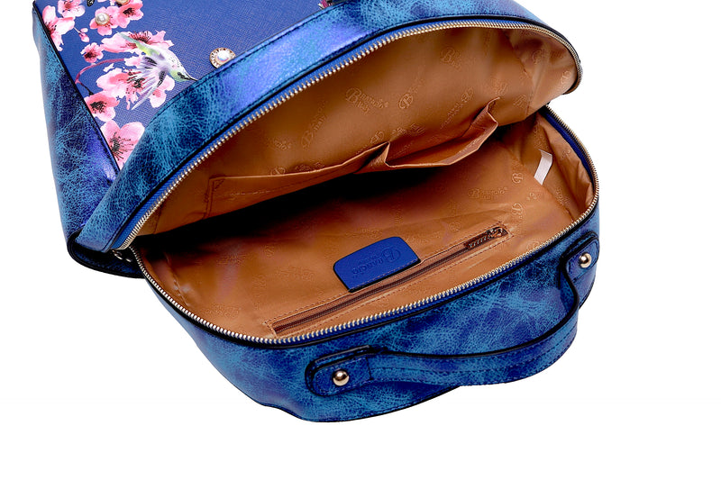 Hummingbird Crystal Laced Vegan Backpack + Wallet