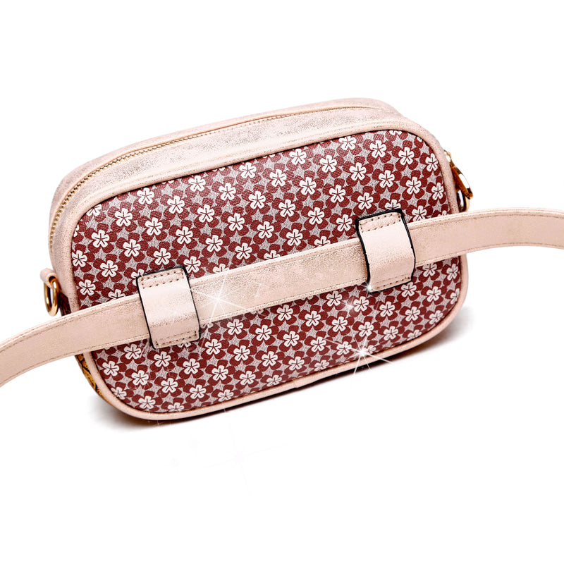 Twinkle Star Faux Leather Fanny Waist Bag Pack for Women - Brangio Italy Co.
