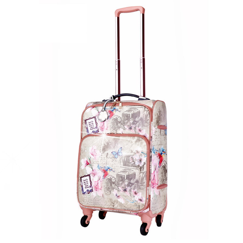 Vintage Darling Classic Travel Luggage for Women With Spinners - Brangio Italy Co.