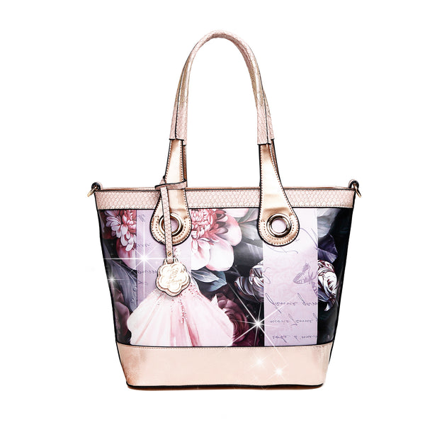 Blossomz Tote Designer Luxury Tote Bag for Women - Brangio Italy Co.