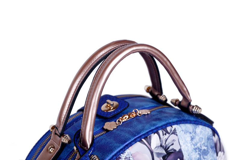 Blossomz Dome Designer Vegan Luxury Leather Bag for Women - Brangio Italy Co.