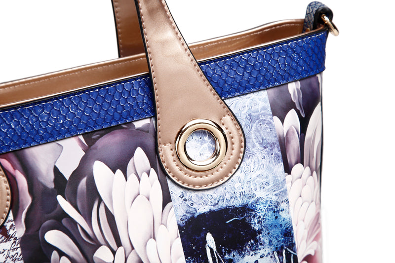 Blossomz Tote Designer Luxury Tote Bag for Women - Brangio Italy Co.