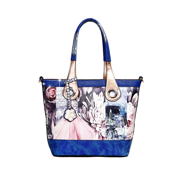 Blossomz Tote Designer Luxury Tote Bag for Women - Brangio Italy Co.