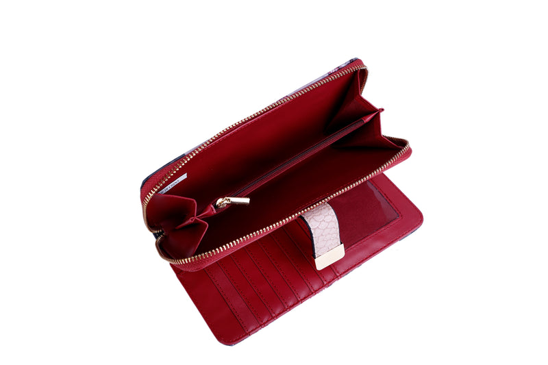 Arosa Fragrance Retro Wallet for Women with Multiple Card Holders - Brangio Italy Co.