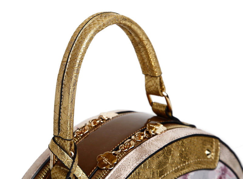 Princess Mera Vintage Sphere Double Zipper Opening Women Purses and Handbags - Brangio Italy Co.