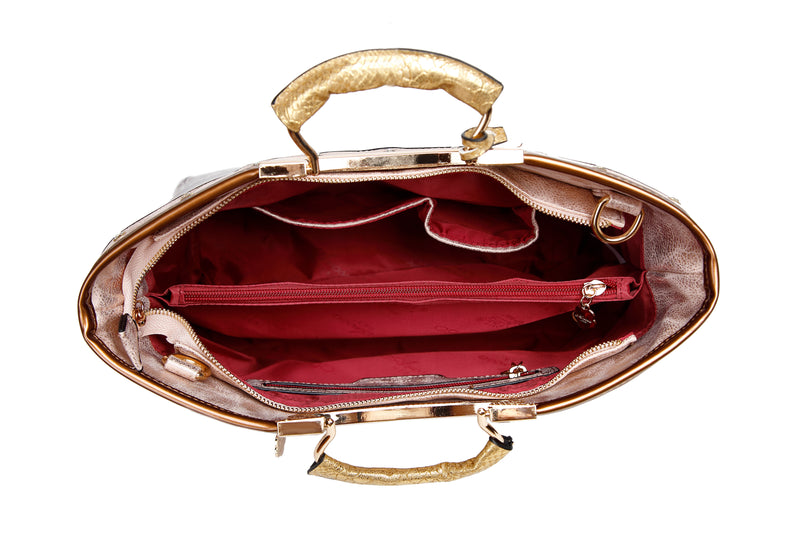 Princess Mera Designer Multi Pocket Handbags with Replacement Straps - Brangio Italy Co.