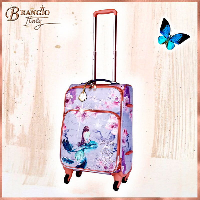 Princess Mera 3 Pcs. Vegan Luxury Fashion Carry on Luggage Set - Brangio Italy Co.