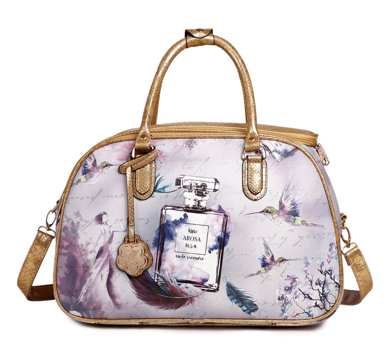 Arosa Fragrance Travel Bag Duffel Set with Clutch and Shoulder Bag - Brangio Italy Co.
