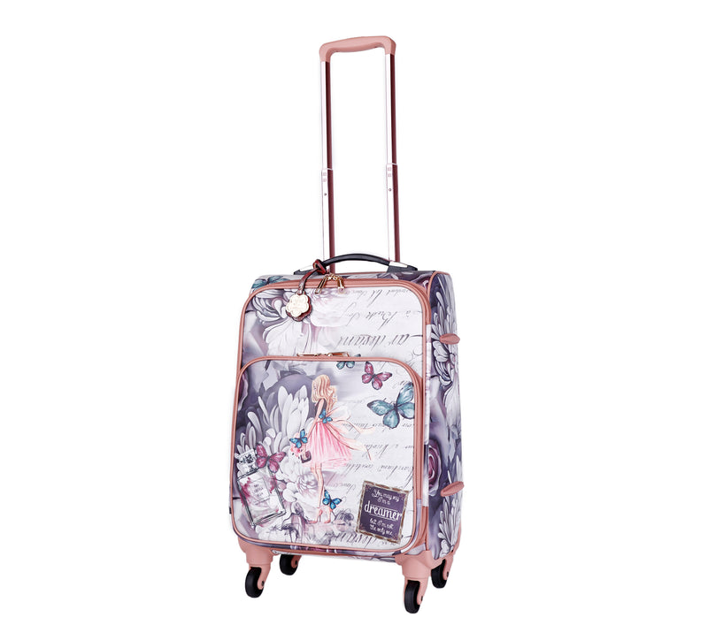Dreamers 2PC Set | Carry-on Suitcase Travel bag with Wheels