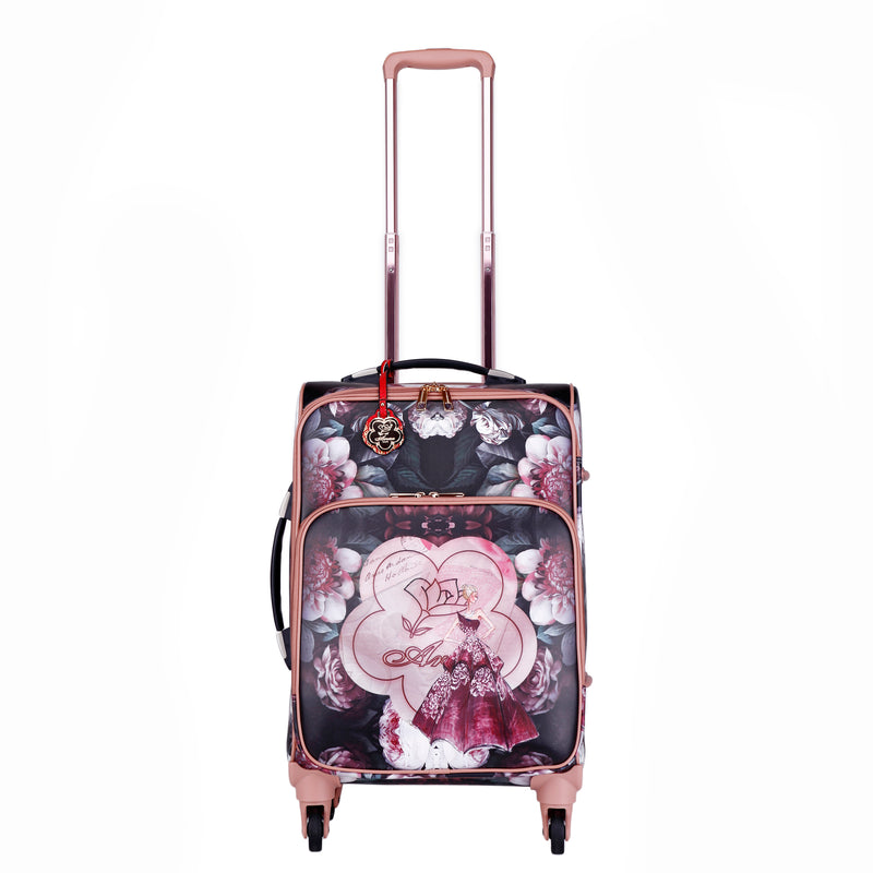 Queen Arosa Vintage 3 Pcs. Vegan Travel Carry on Luggage Set - Brangio Italy Co.