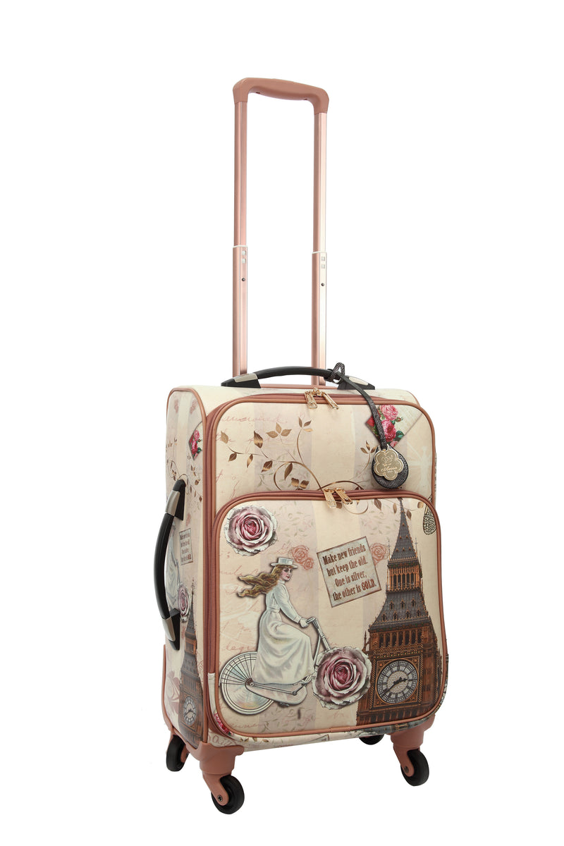 Lady Dream Carry on Luggage with Spinner Wheels