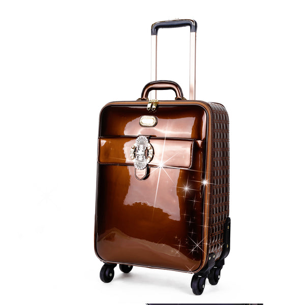 Queen's Crown Suitcase Getaway Travel Luggage Spinner Wheels - Brangio Italy Co.