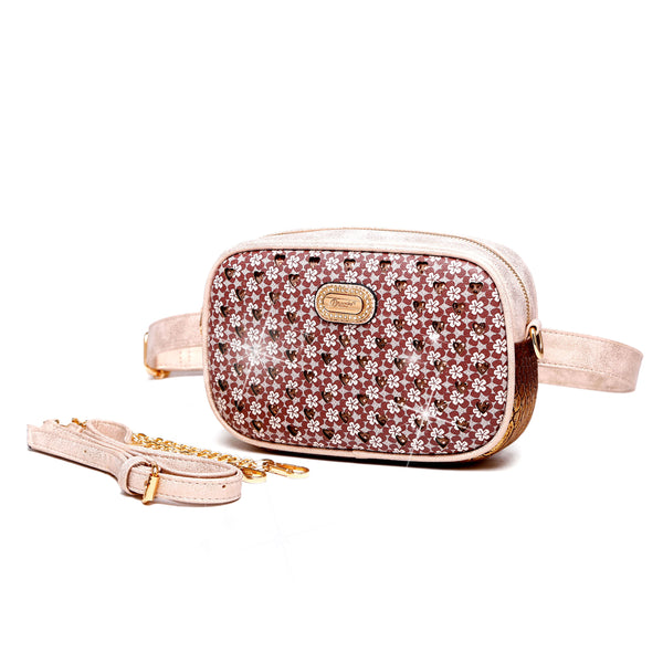 Twinkle Star Faux Leather Fanny Waist Bag Pack for Women - Brangio Italy Co.