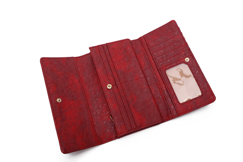 Heart Beat Handmade Women's Tri-Fold Wallet - Brangio Italy Co.