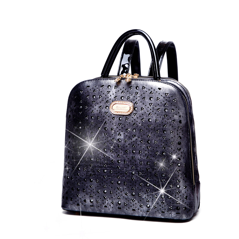 Floral Sparx Designer Crystal Handbag [KX8808] – Brangio Italy