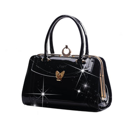 Brangio Luxury Patent Leather Handbag