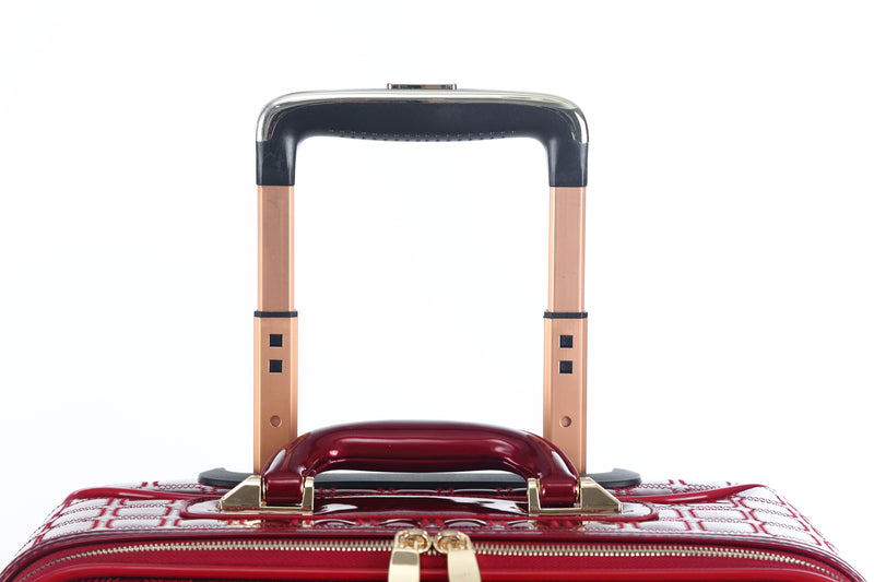 S'Envoler Classy Light Weight Vegan Leather Spinner Luggage