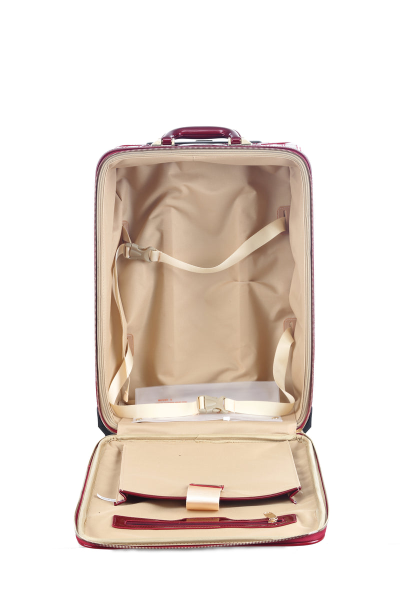 S'Envoler Classy Light Weight Vegan Leather Spinner Luggage