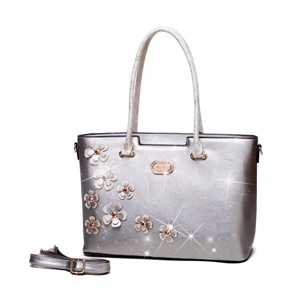 Twinkle Cosmos Florality Tote Purses and Handbags for Women - Brangio Italy Co.