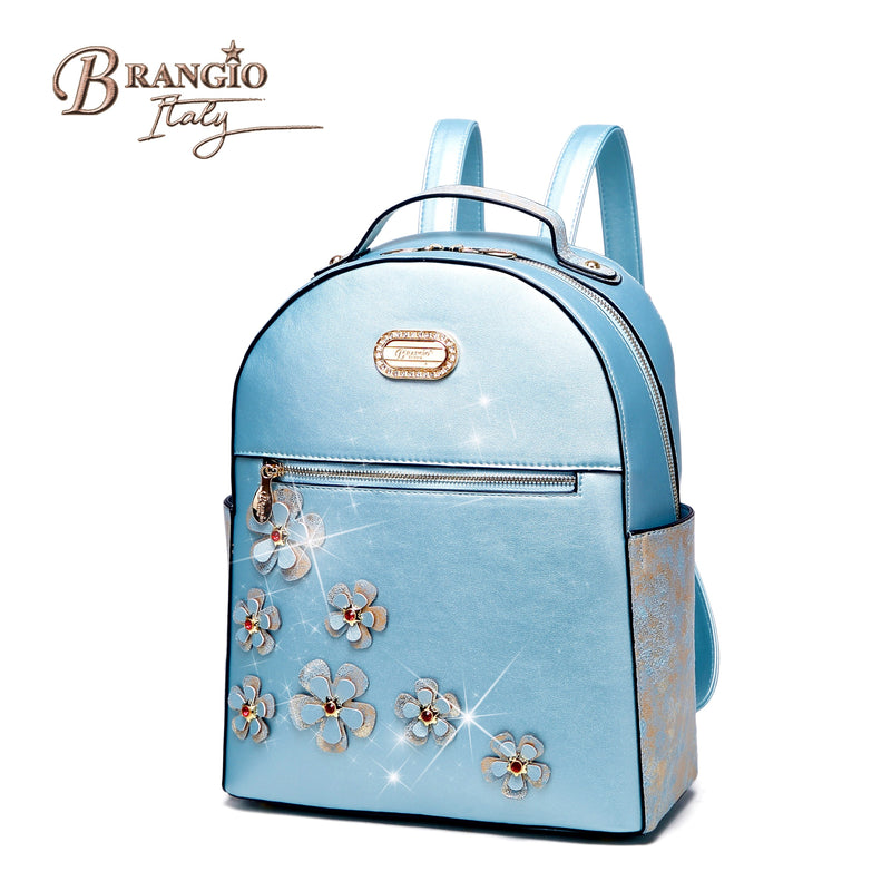 Twinkle Cosmos Handmade Floral Fashion Backpack - Brangio Italy Co.
