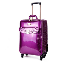 Floral Sparx Light Weight Spinner Luggage - Brangio Italy Co.