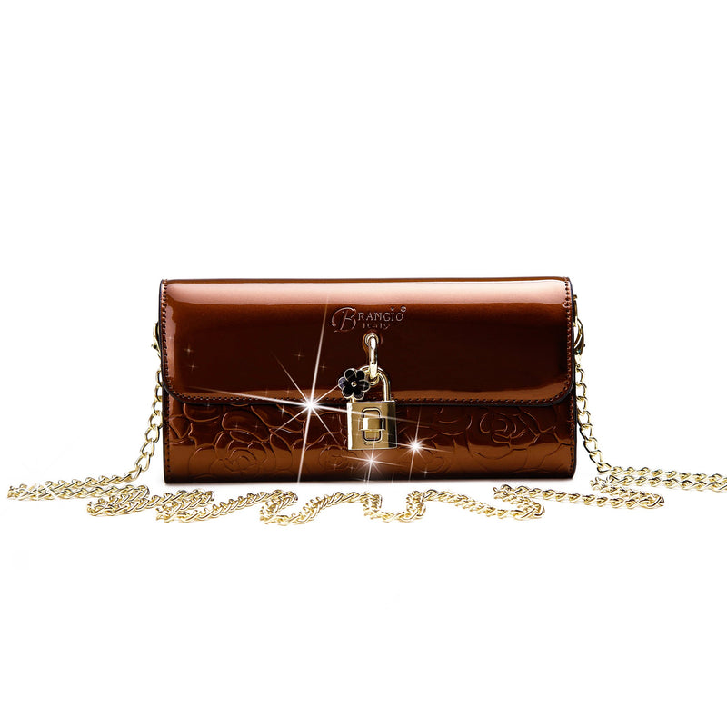 Rosy Lox Designer Crystal Handbags - Brangio Italy Co.