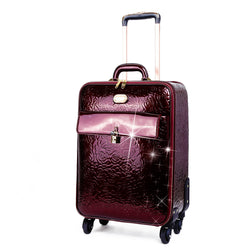 Rosy Lox Luggage For Women Rolling Suitcase Travel Bag - Brangio Italy Co.