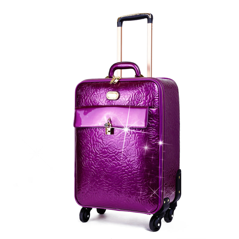 Rosy Lox Luggage For Women Rolling Suitcase Travel Bag - Brangio Italy Co.