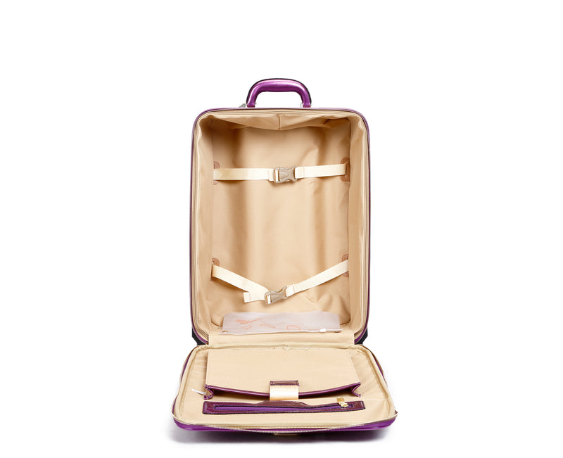 Rosy Lox Luggage 3 Pcs. Vegan Leather Suitcase Set - Brangio Italy Co.