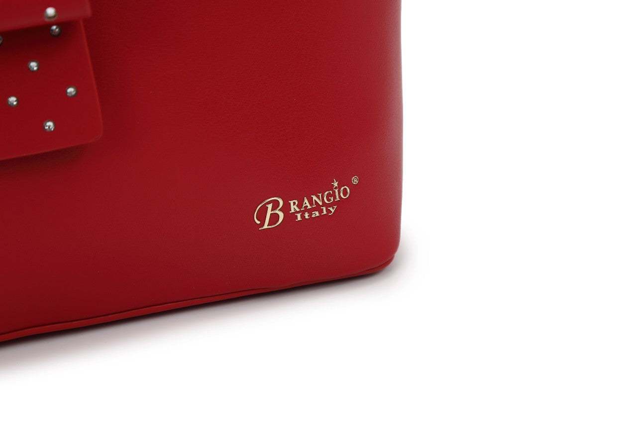 Ribbon Romance Travel Backpack with Rhinestones