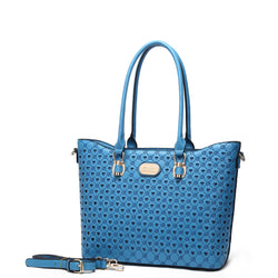 Millionaire Queen Double Layer Crystal Engraved Tote +Wallet